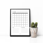 Maandplanner poster