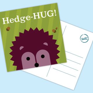 Ansichtkaart Hedge-HUG!